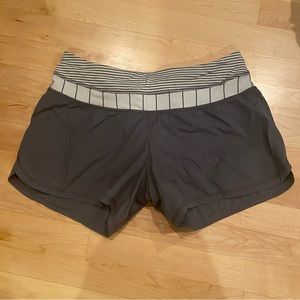 Lululemon grey shorts size 6
